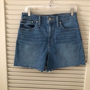 Madewell Curvy High-Rise Denim Shorts Size 29